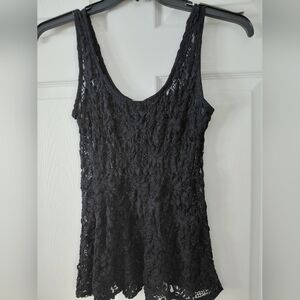 Chic Black Lace Camisole